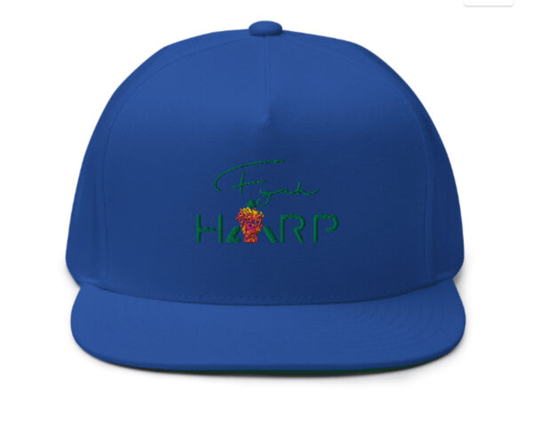 thumbnail image 2 of Yupoong 6007 Men's Five-Panel High-Profile Flat Bill Hat – 100% Cotton Twill, Snapback Closure 2 of 5