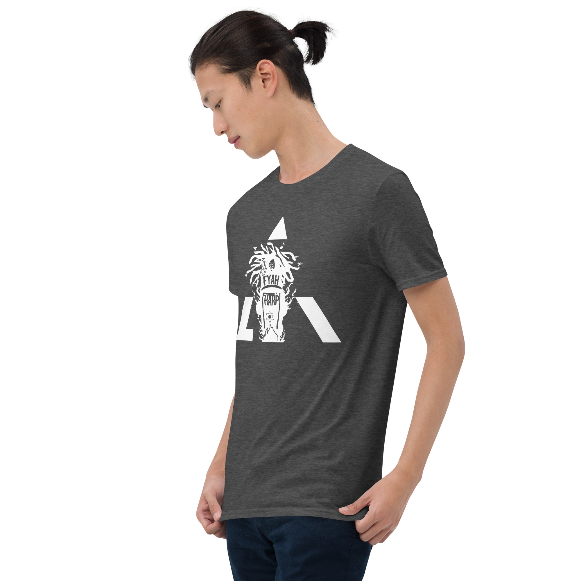 Fyah Harp Short-Sleeve Unisex T-Shirt - Image 57