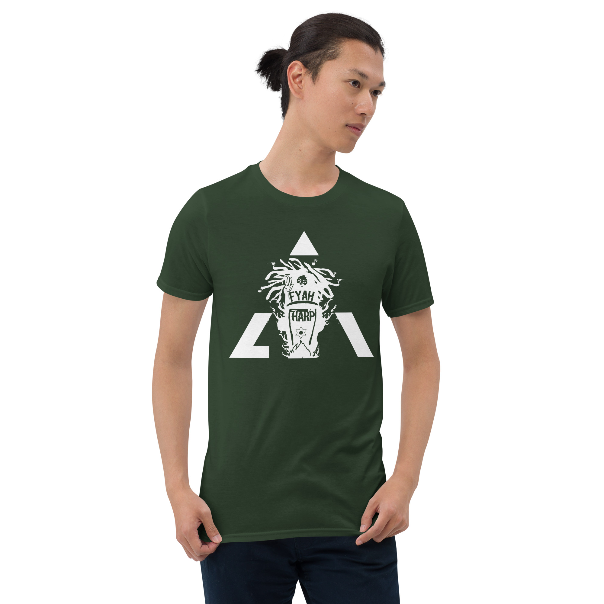 Fyah Harp Short-Sleeve Unisex T-Shirt - Image 34