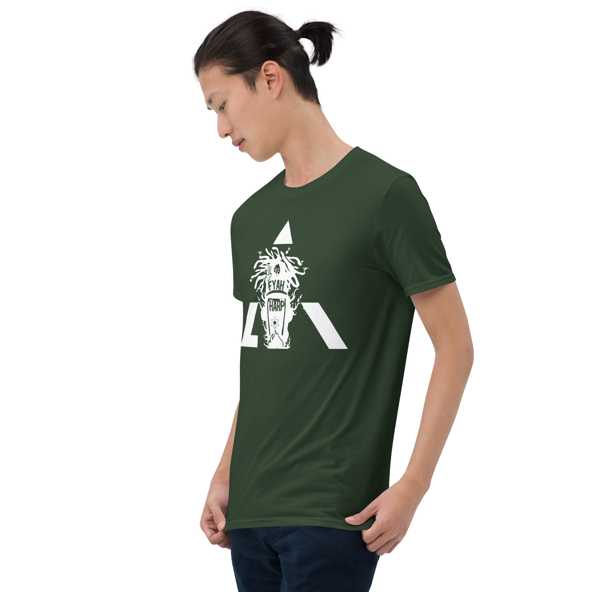Fyah Harp Short-Sleeve Unisex T-Shirt - Image 37