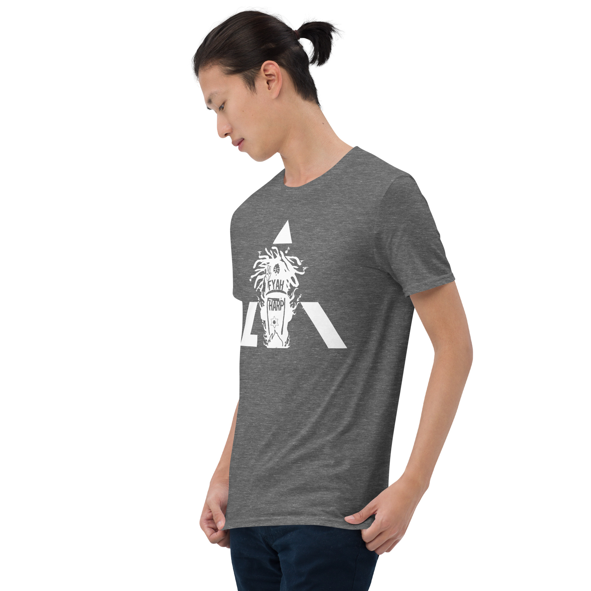 Fyah Harp Short-Sleeve Unisex T-Shirt - Image 61