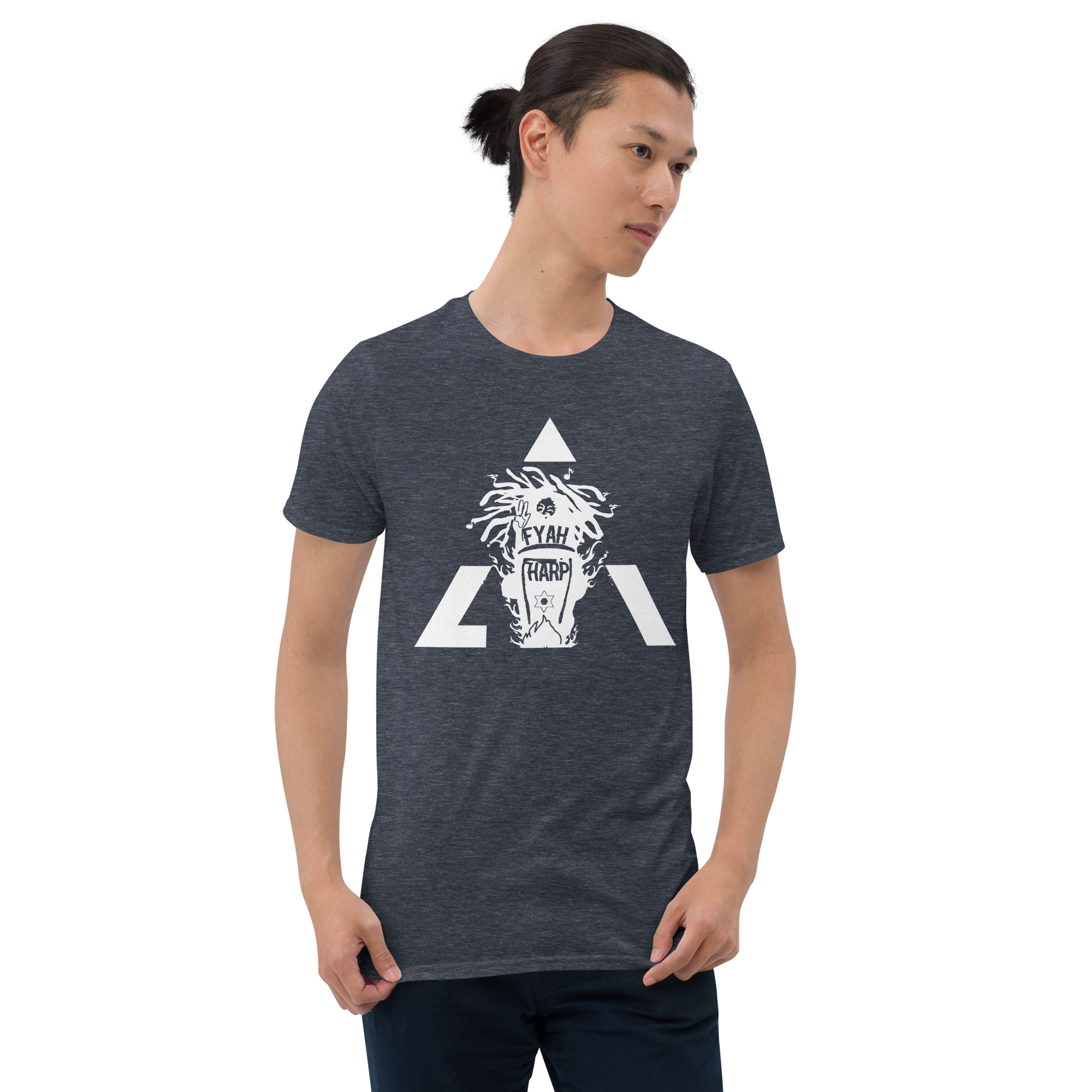 Fyah Harp Short-Sleeve Unisex T-Shirt - Image 40