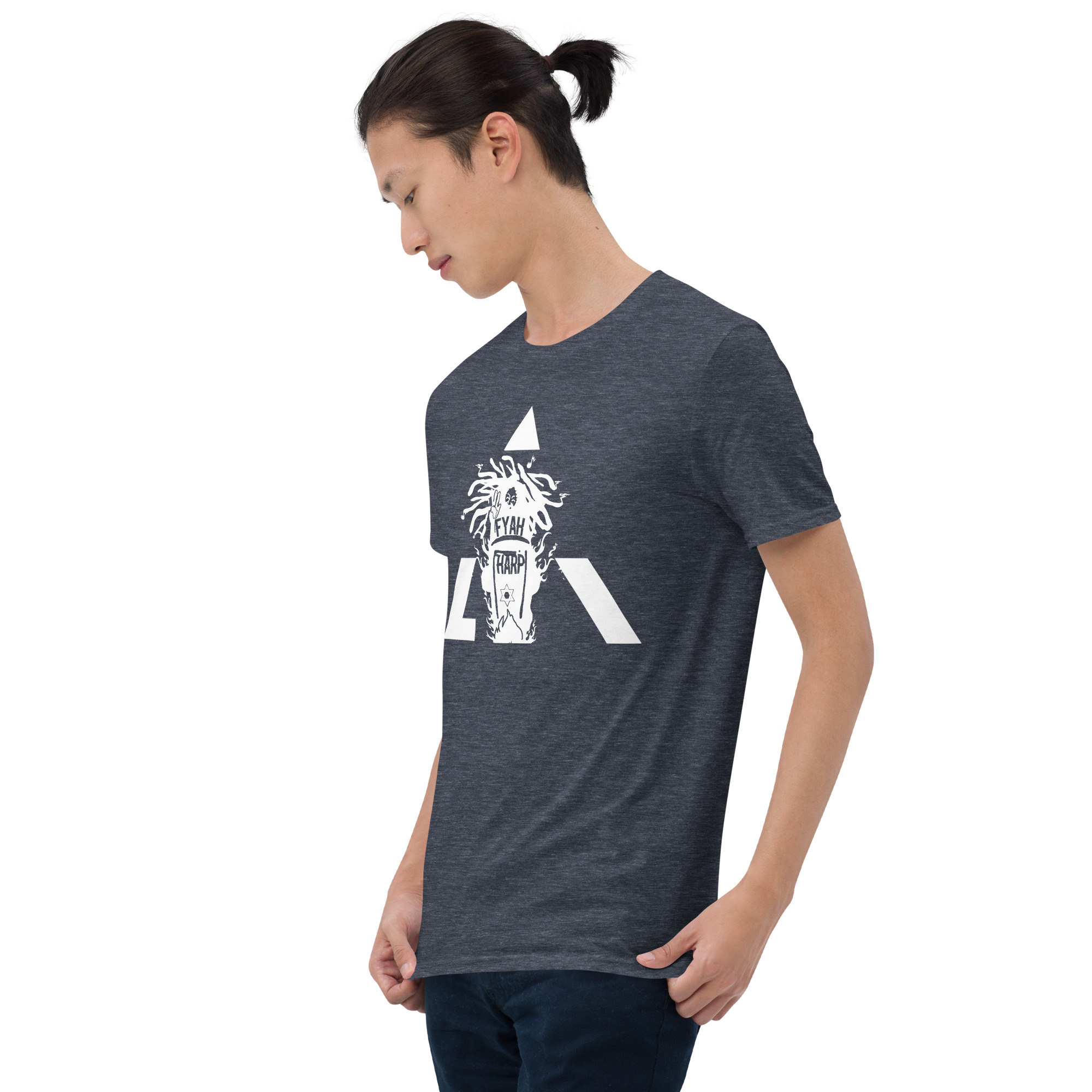 Fyah Harp Short-Sleeve Unisex T-Shirt - Image 43