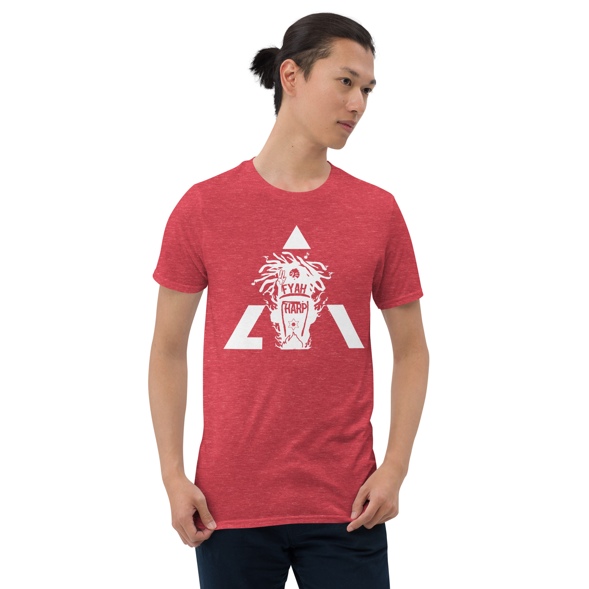 Fyah Harp Short-Sleeve Unisex T-Shirt - Image 64