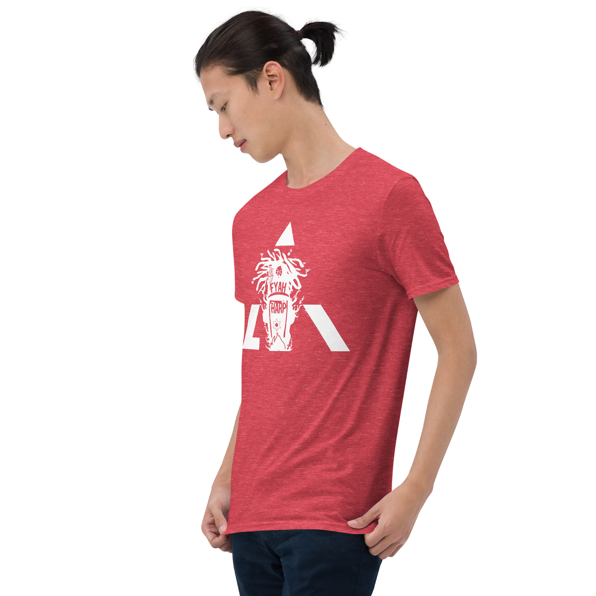 Fyah Harp Short-Sleeve Unisex T-Shirt - Image 67