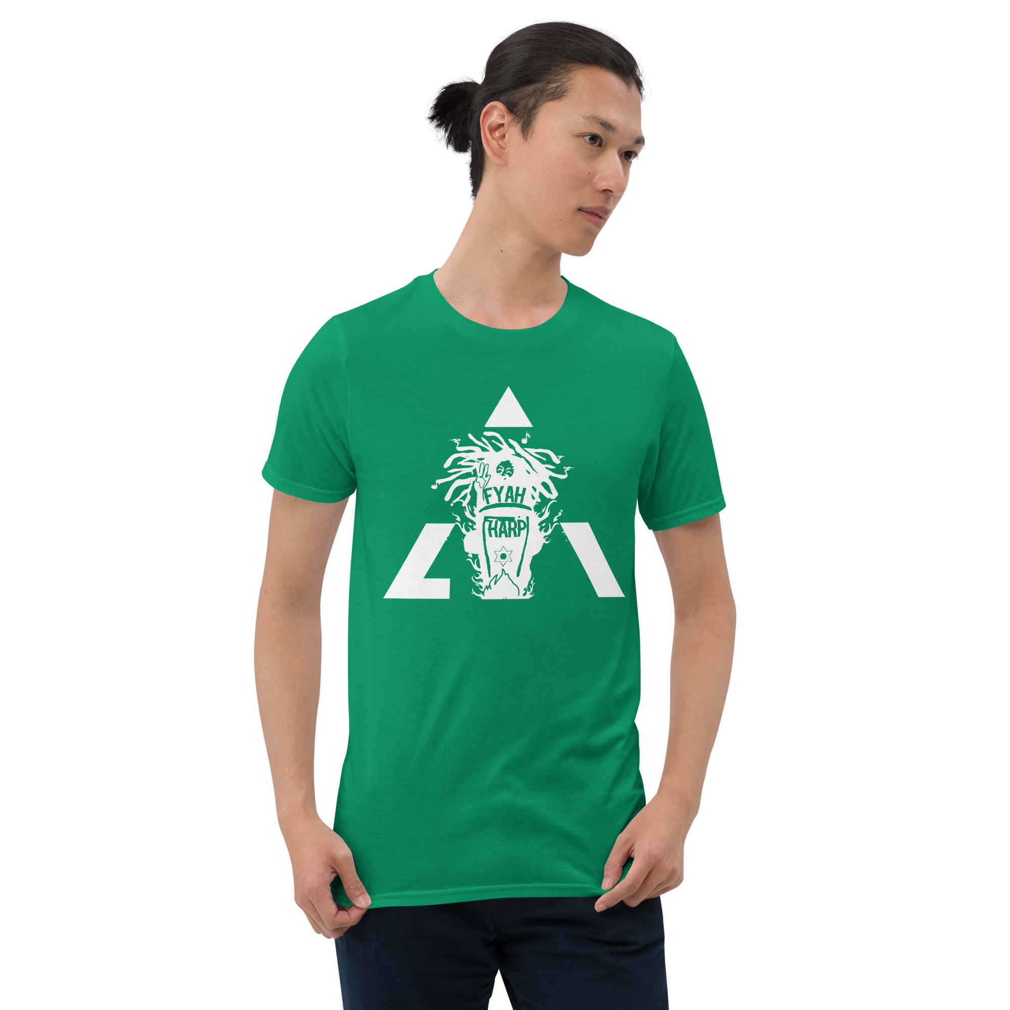 Fyah Harp Short-Sleeve Unisex T-Shirt - Image 70