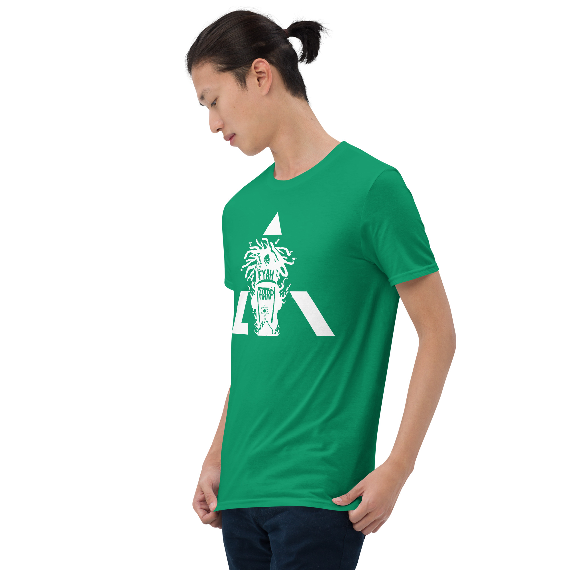 Fyah Harp Short-Sleeve Unisex T-Shirt - Image 75