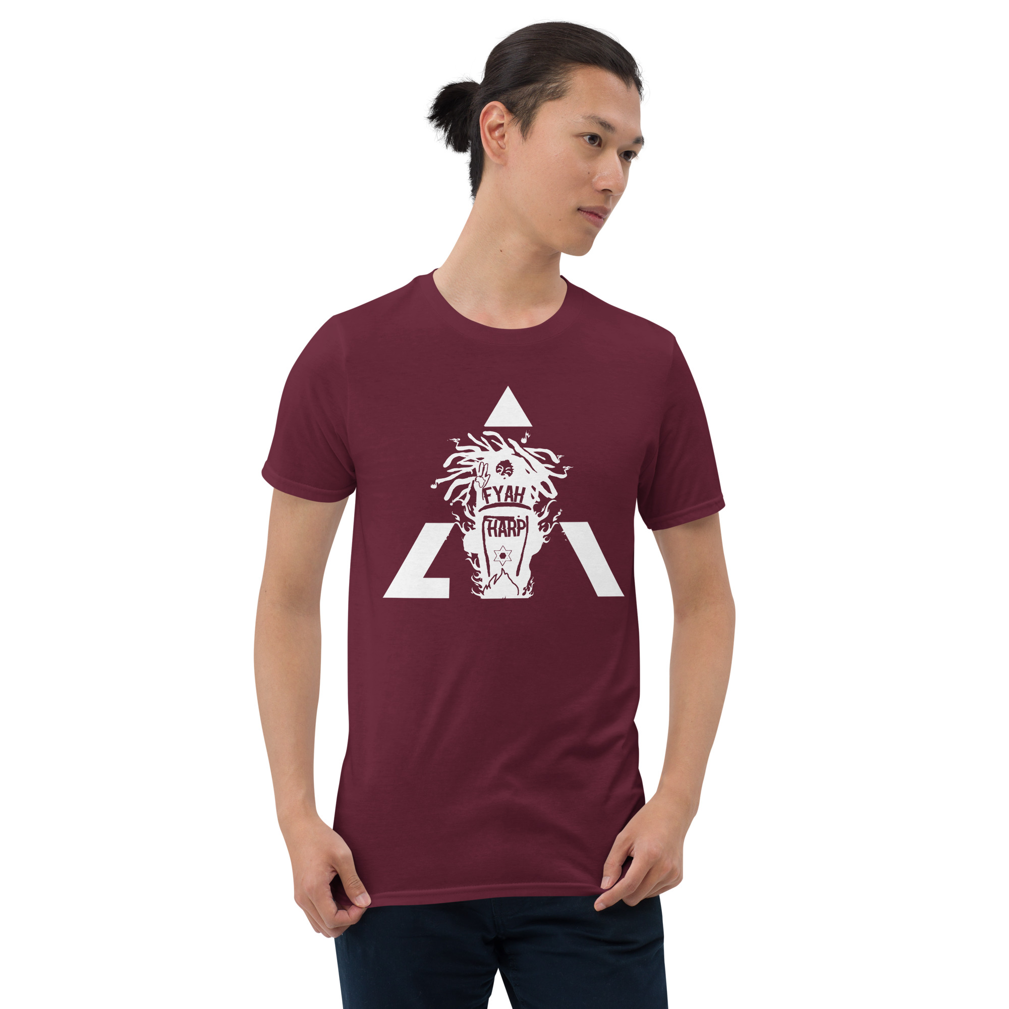 Fyah Harp Short-Sleeve Unisex T-Shirt - Image 28