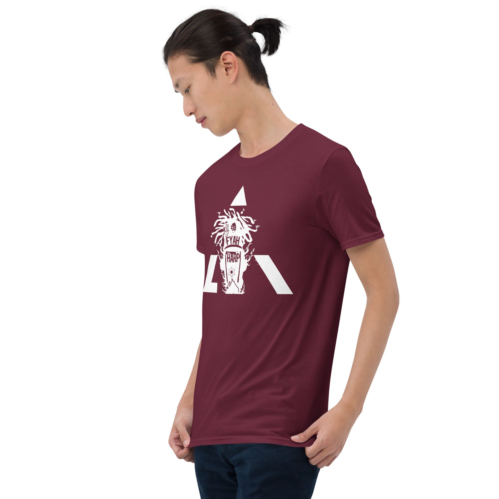 Fyah Harp Short-Sleeve Unisex T-Shirt - Image 33