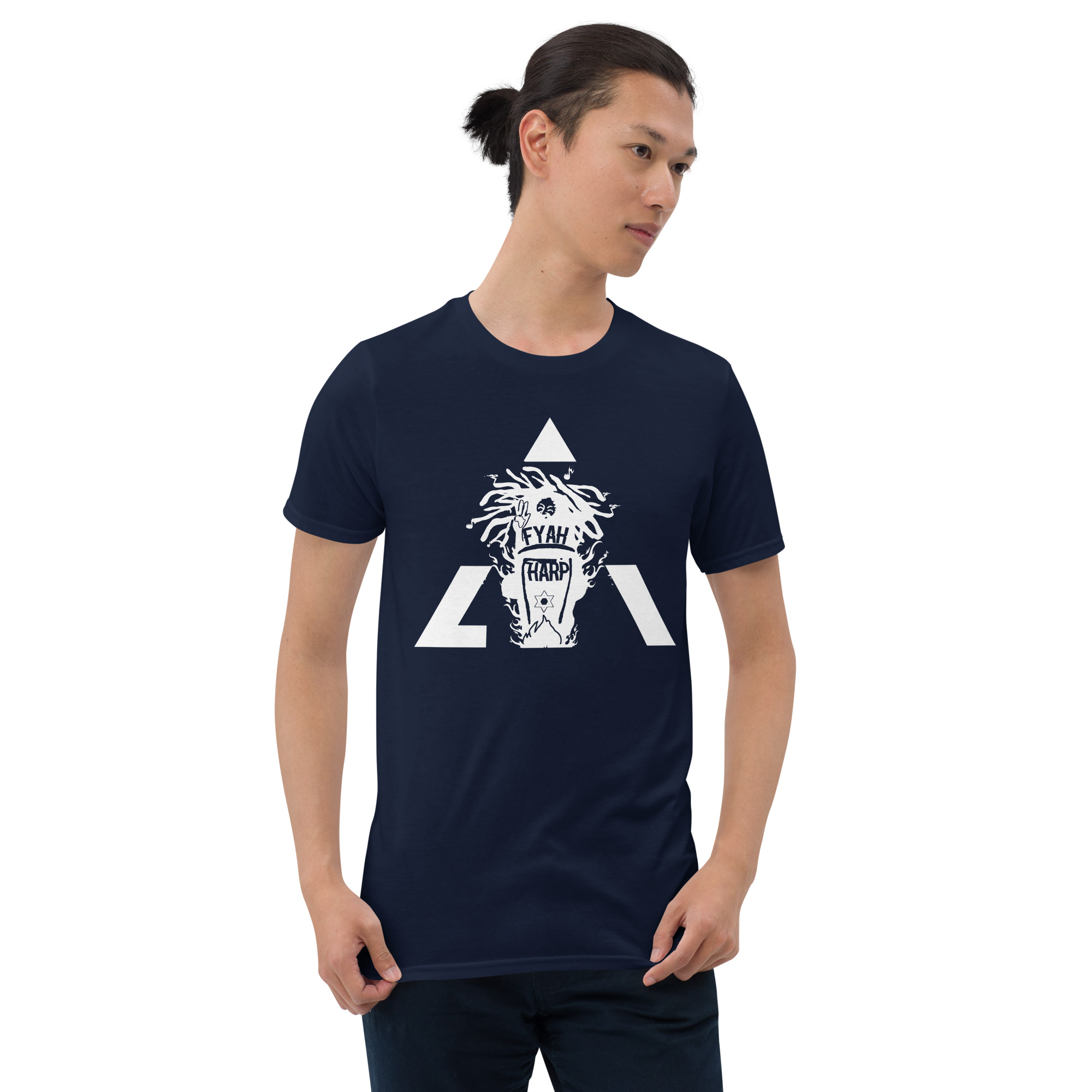 Fyah Harp Short-Sleeve Unisex T-Shirt - Image 16