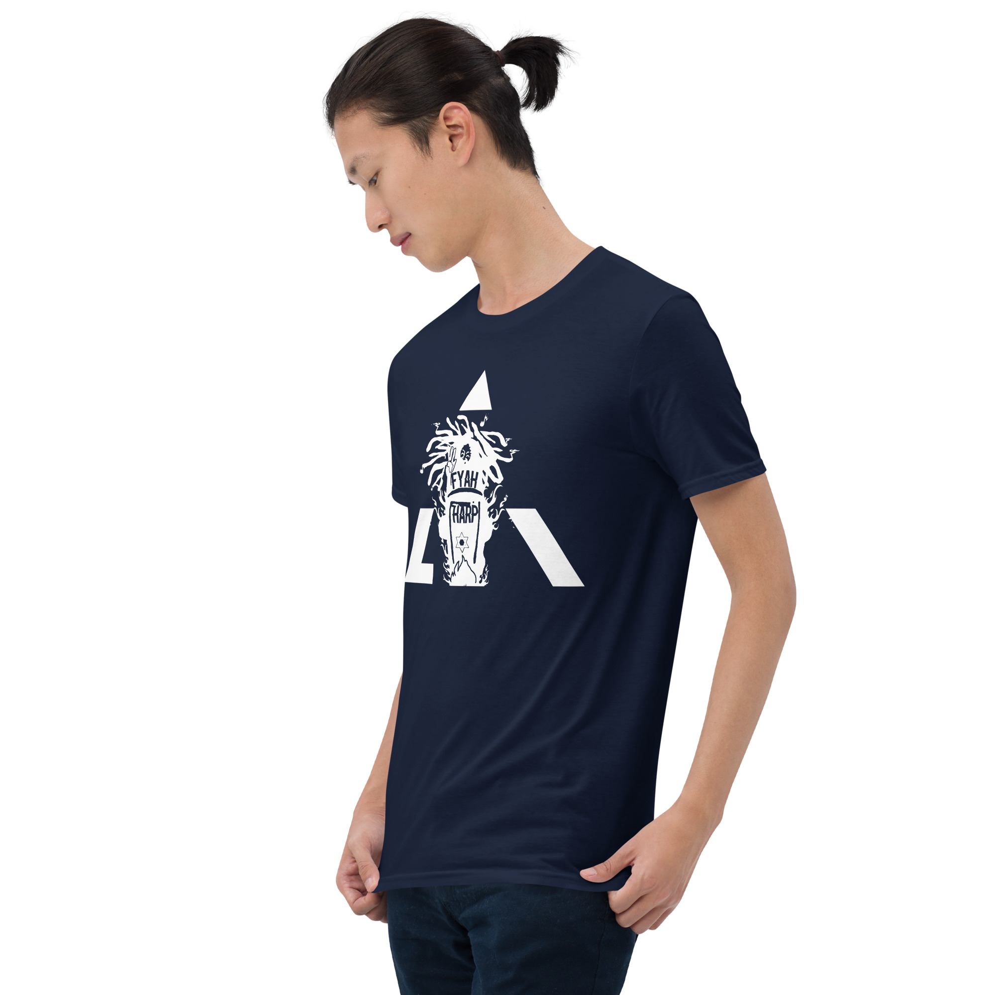 Fyah Harp Short-Sleeve Unisex T-Shirt - Image 19