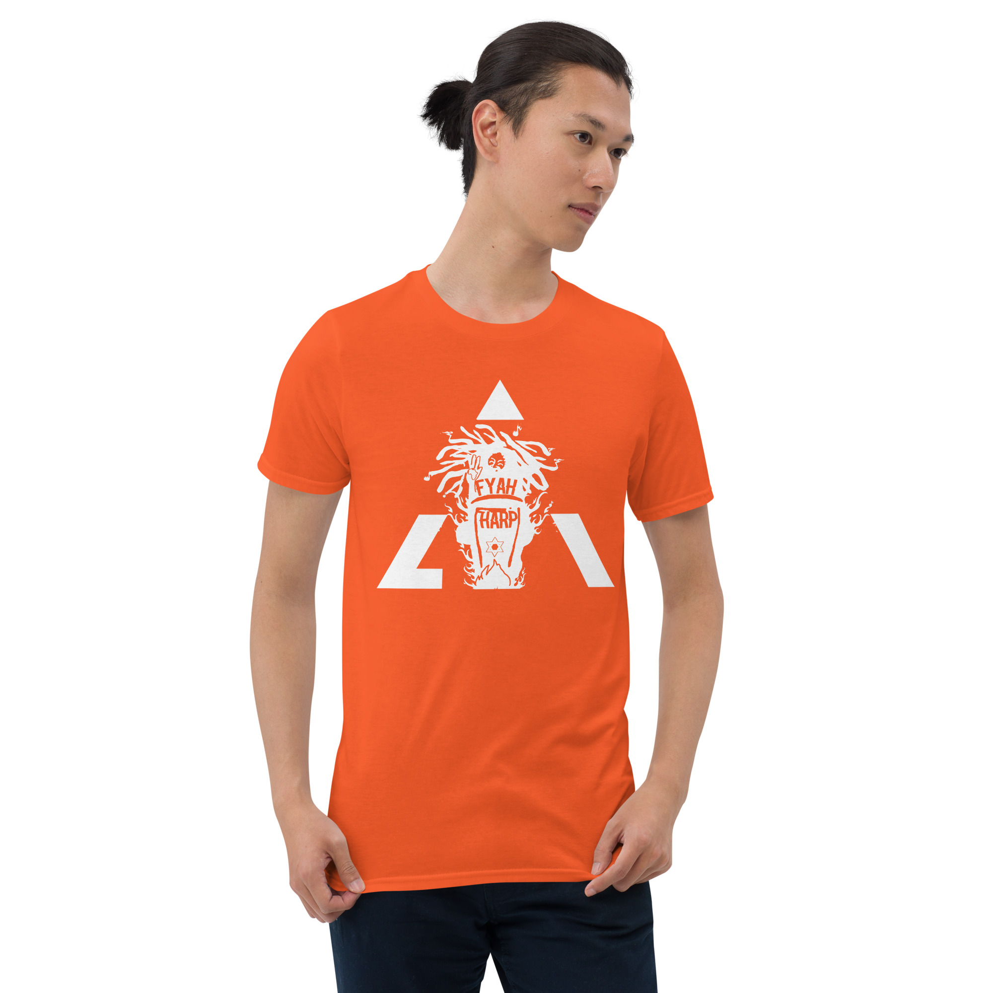 Fyah Harp Short-Sleeve Unisex T-Shirt - Image 76
