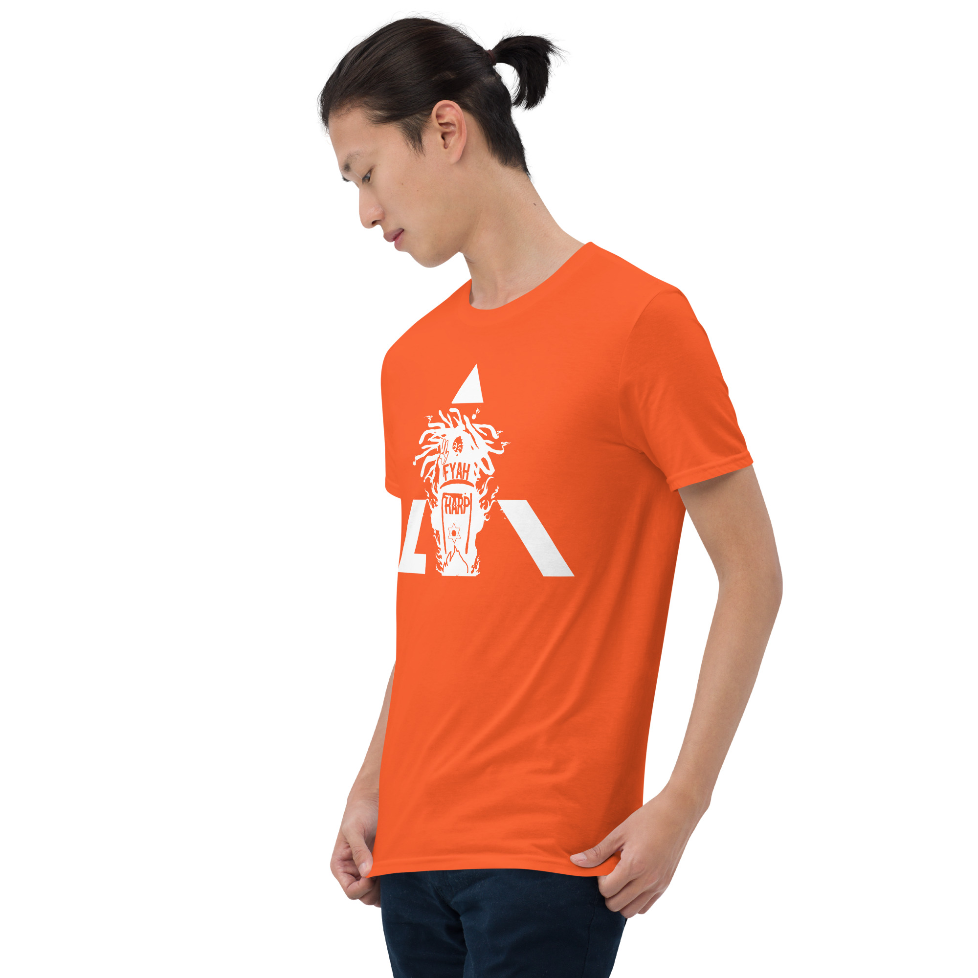 Fyah Harp Short-Sleeve Unisex T-Shirt - Image 79