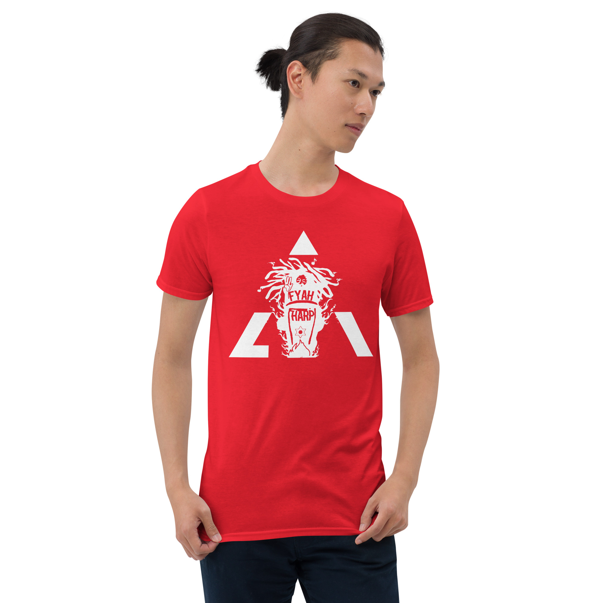 Fyah Harp Short-Sleeve Unisex T-Shirt - Image 46