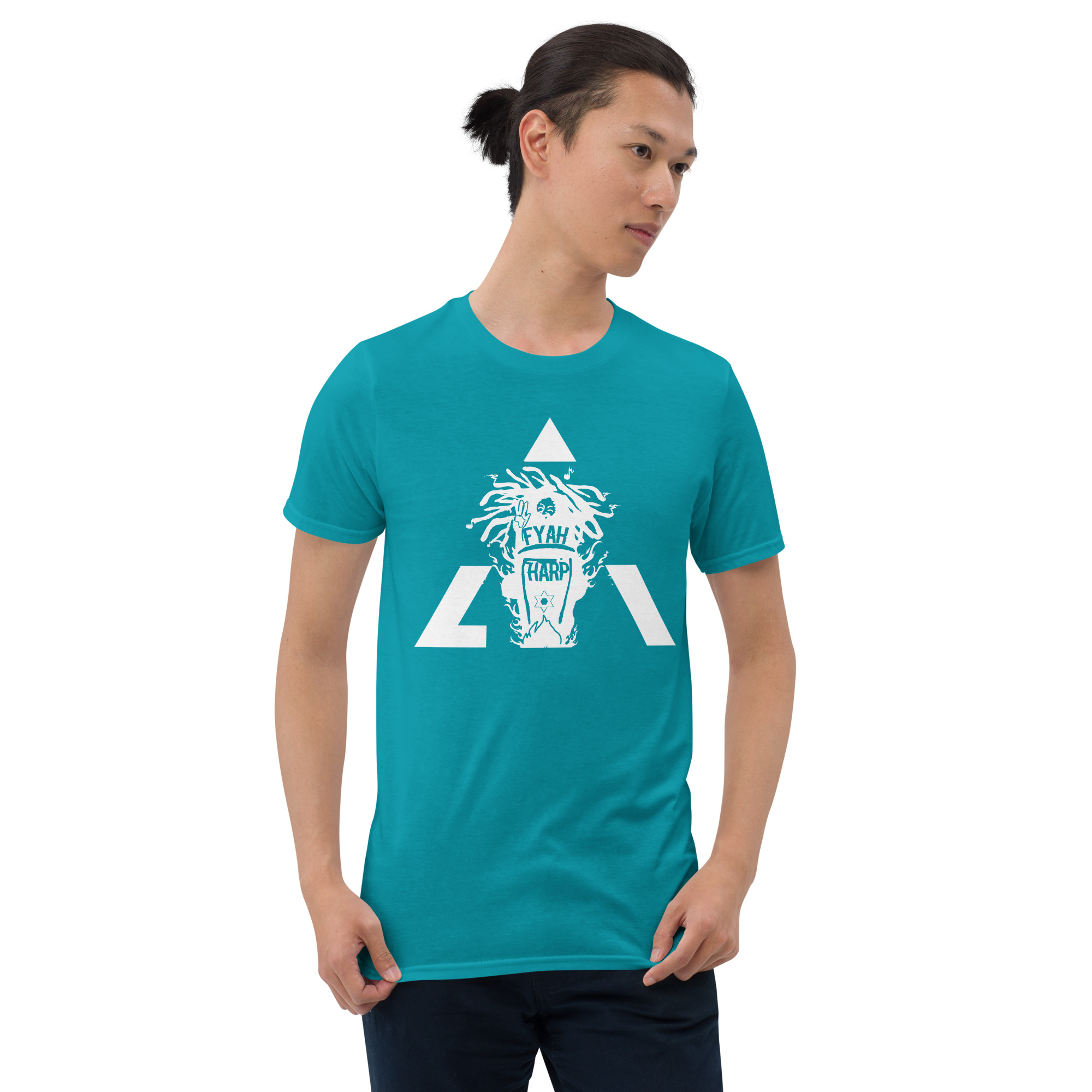 Fyah Harp Short-Sleeve Unisex T-Shirt - Image 15
