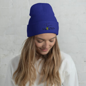 Cuffed Beanie /w Fyah Harp logo