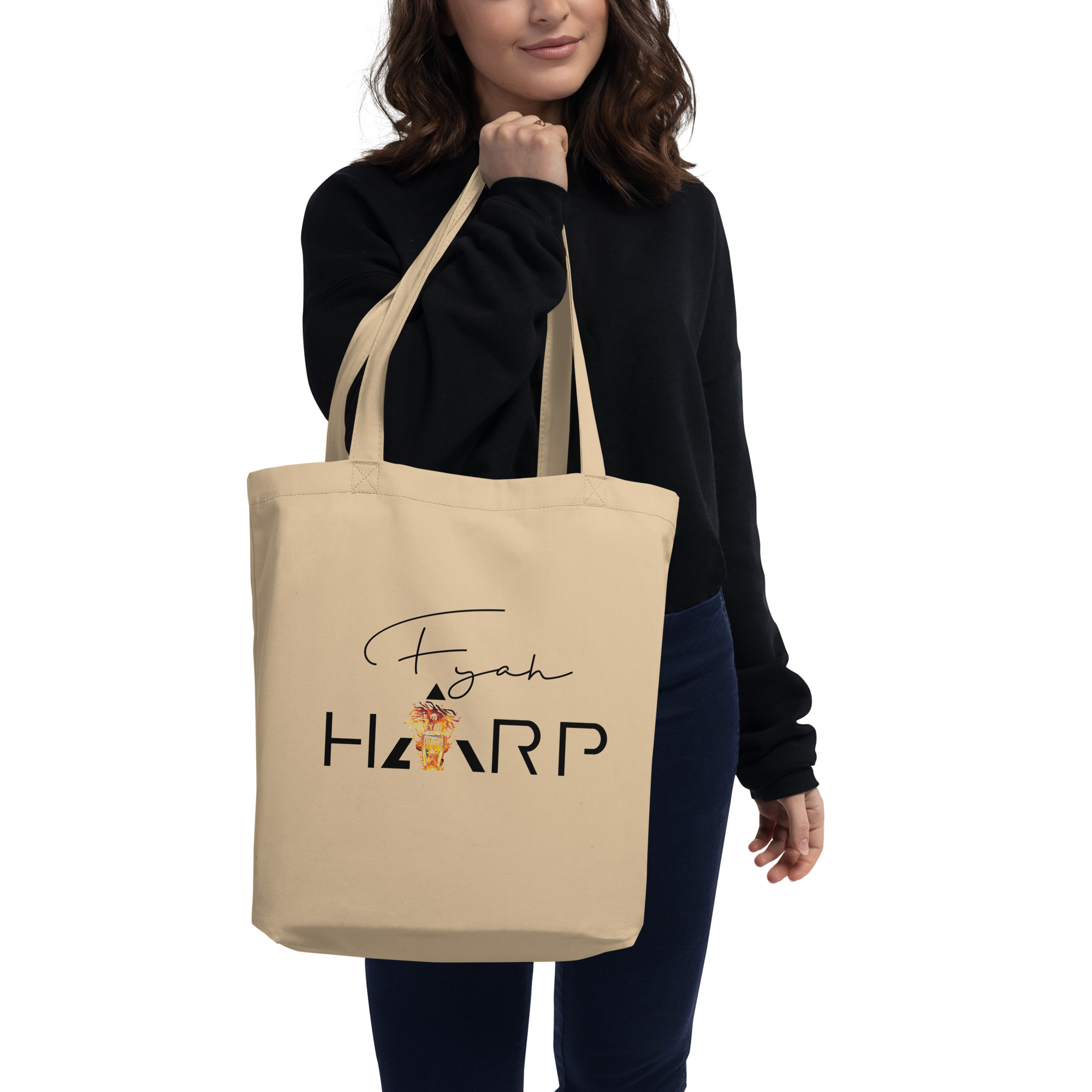 Eco Tote Bag /w Fyah Harp logo
