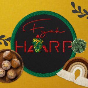 Embroidered patches /w Fyah Harp logo