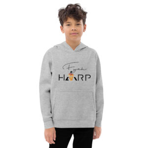 Kids fleece hoodie /w Fyah Harp logo