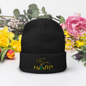 Embroidered Beanie /w Fyah Harp logo