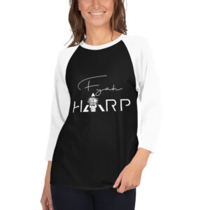 3/4 sleeve raglan shirt /w Fyah Harp logo